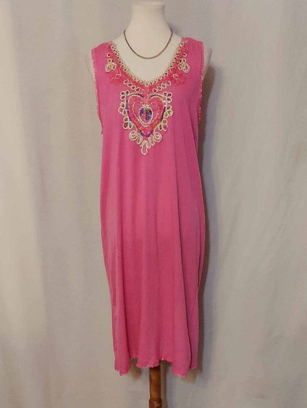 Pink Sequin Embellished Sleep/Lounge Wear